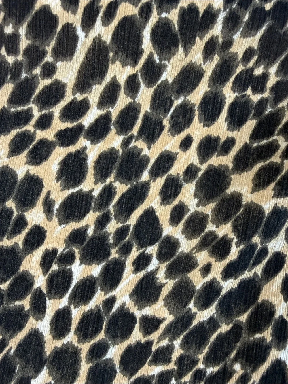 J Crew leopard print tie neck sheer lined blouse size small